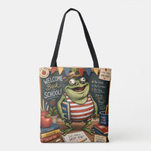 Zurück zur Schule Frosch PNG, Lehrer Klassenzimmer Tasche