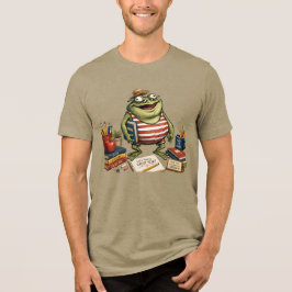 Zurück zur Schule Frosch PNG, Lehrer Klassenzimmer Tri-Blend Shirt