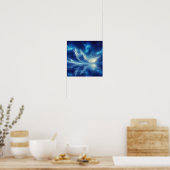 Zurück zur Schule Frozen Indigo Horizon Poster (Küche)