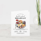 Zurück zur Schule Frühstück einladen, Personal Frü Einladung (Vorderseite)