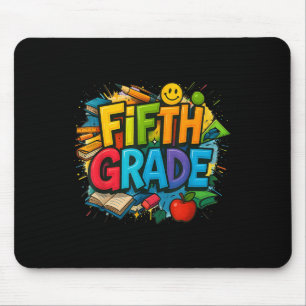 Zurück zur Schule Fünfte Klasse Team glücklich ers Mousepad