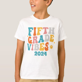 Zurück zur Schule Fünfte Klasse Vibes T-Shirt