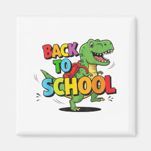 Zurück zur Schule Funny Colorful Dinosaurier Carto Magnet