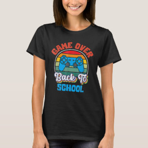 Zurück zur Schule - Funny Game Over Teacher Studen T-Shirt