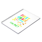 Zurück zur Schule für 1. Klasse Notizblock (Linke Seite)