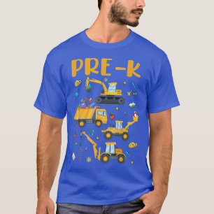 Zurück zur Schule für vorkalte Lkw-Baukinder T-Shirt
