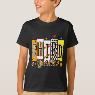 Zurück zur Schule Fußball Baseball Basketball drit T-Shirt