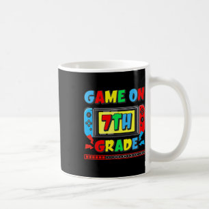 Zurück zur Schule Game On 7. Klasse Lustiger Gamer Kaffeetasse