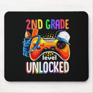 Zurück zur Schule Gamepad 2. Stufe Unlo Mousepad