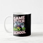 Zurück zur Schule Gamer Controller Cool Lustiger V Kaffeetasse (Links)