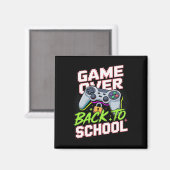 Zurück zur Schule Gamer Controller Cool Lustiges V Magnet (Vorderseite/Rückseite)