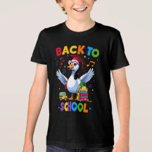 Zurück zur Schule Gans – Farbige Lustige T-Shirt G