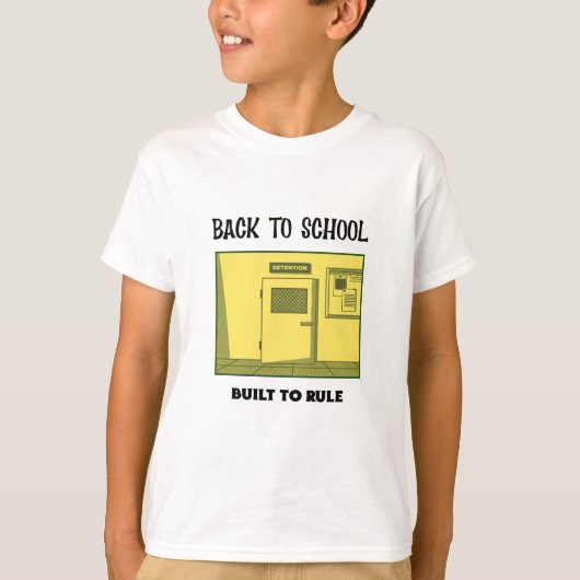 Zurück zur Schule gebaut, um die Schule für das Fe T-Shirt (Vorderseite)