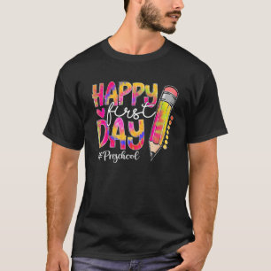 Zurück zur Schule Gefärbte Krawatte im Vorschulver T-Shirt