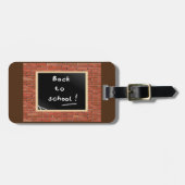 Zurück zur Schule Gepäckanhänger (Vorderseite horizontal)