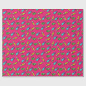 zurück zur Schule | Geschenk des Lehrers Geschenkpapier (Flach)