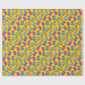 zurück zur Schule | Geschenk des Lehrers Geschenkpapier (Flach)