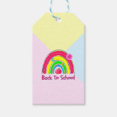 Zurück zur Schule Geschenkanhänger (Vorderseite)