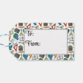 Zurück zur Schule Geschenkanhänger (Rückseite Horizontal)