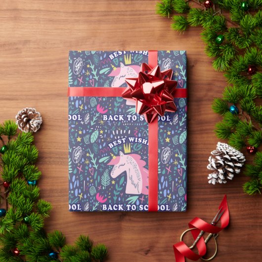 zurück zur Schule Geschenkpapier (Feiertagsgeschenk)