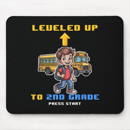 Zurück zur Schule Gewitter-Gamer B Mousepad (Vorne)