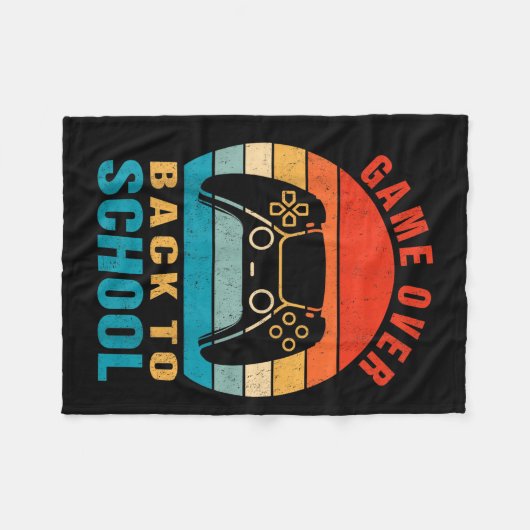 Zurück zur Schule Gezwitscher über Lehrer Student Fleecedecke (Vorderseite (Horizontal))