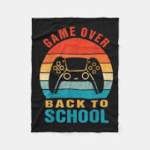 Zurück zur Schule Gezwitscher über Lehrer Student Fleecedecke (Vorderseite)