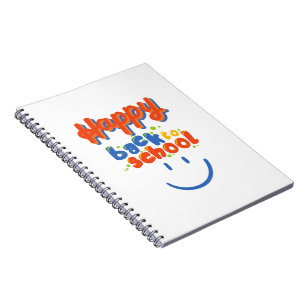 ZURÜCK ZUR SCHULE GLÜCKLICHES NOTIZBUCH NOTIZBLOCK
