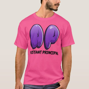 Zurück zur Schule Graffiti Letter Assistant Princi T-Shirt