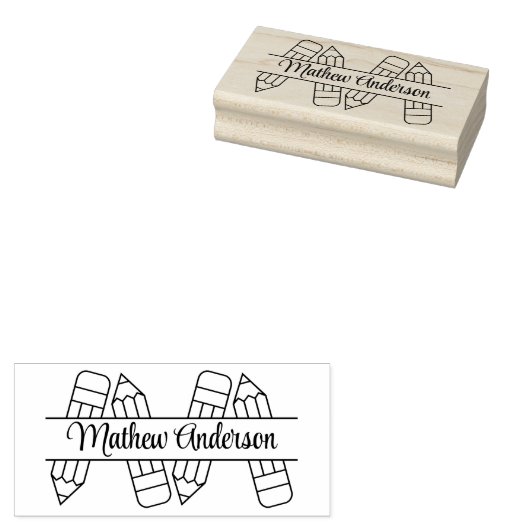 Zurück zur Schule Gummistempel (Stempel)