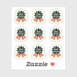 Zurück zur Schule "Gut gemacht" Aufkleber