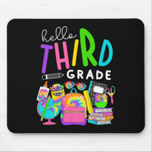 Zurück zur Schule Hallo Dritte Klasse für Kinder T Mousepad