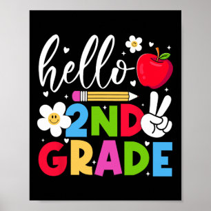 Zurück zur Schule Hallo Team der zweiten Klasse Ju Poster