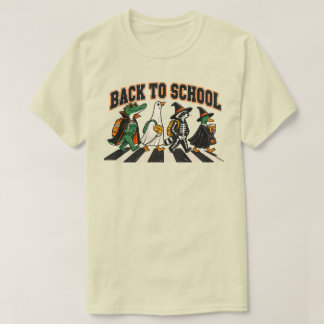 Zurück zur Schule Halloween Animals Crossing T-Shi T-Shirt