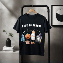 Zurück zur Schule Halloween-Shirt Süßer Kürbis Mum