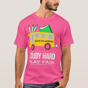 Zurück zur Schule - harte Spiel-Messe T-Shirt