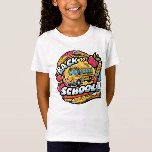 Zurück zur Schule – Helle und lustige Gestaltung T-Shirt