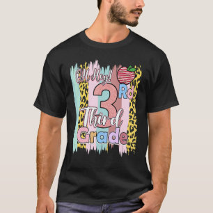 Zurück zur Schule Hey, Dritter Grad Lehrer T-Shirt