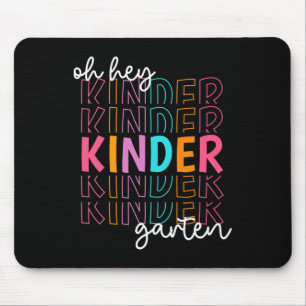 Zurück zur Schule Hey Kindergarten Lehrerinnen Mousepad
