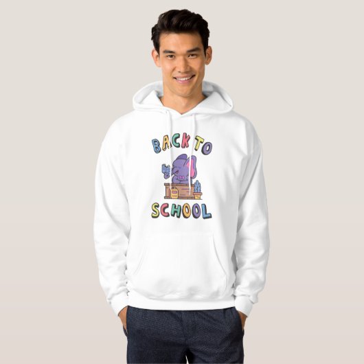 Zurück zur Schule Hoodie (Vorne ganz)