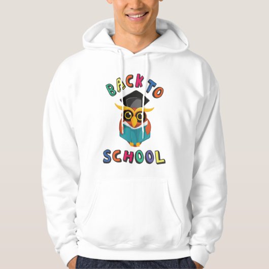 Zurück zur Schule Hoodie (Vorderseite)