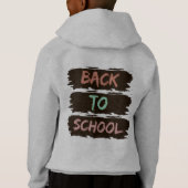 Zurück zur Schule Hoodie (Rückseite)