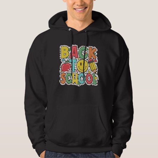 Zurück zur Schule Hoodie (Vorderseite)