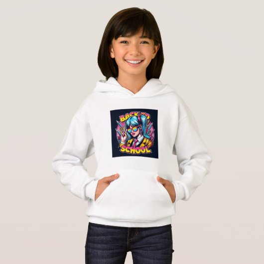 Zurück zur Schule Hoodie (Vorne ganz)