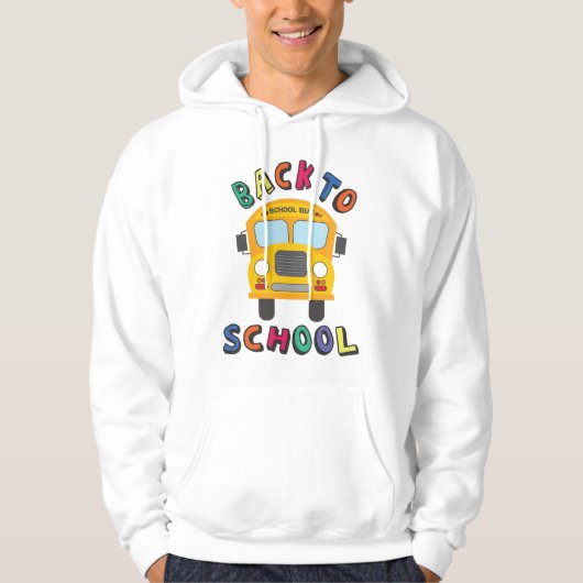 Zurück zur Schule Hoodie (Vorderseite)