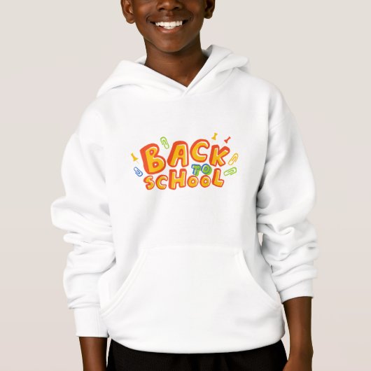 zurück zur Schule Hoodie (Vorderseite)