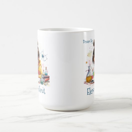 Zurück zur Schule I Wissenschaft 1 Kaffeetasse (Mittel)