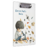 Zurück zur Schule I Wissenschaft 4 Klemmbrett (Rechts)