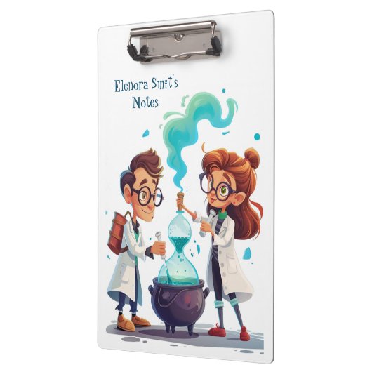 Zurück zur Schule I Wissenschaft 6 Klemmbrett (Links)