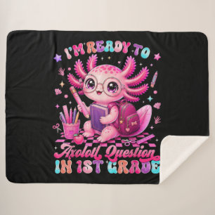 Zurück zur Schule Ich bin bereit, Axolotl-Fragen z Sherpadecke